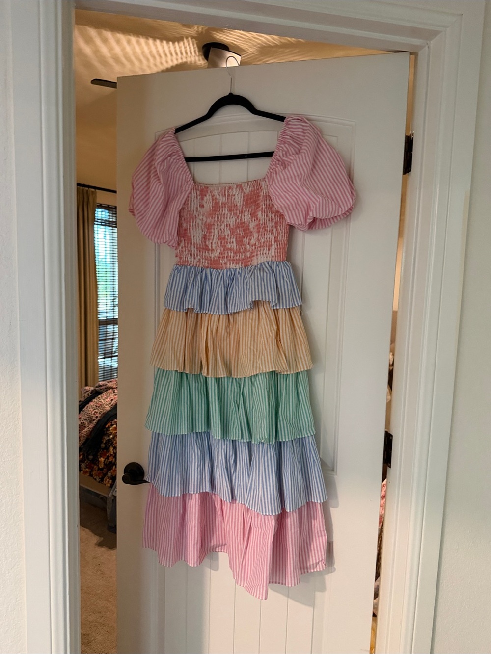 Tiered maxi dress/ankle length